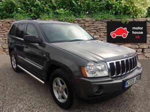 Jeep Grand Cherokee 3.0 CRD Limited 5dr Auto From £250