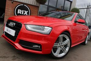 Audi A4 2.0 TDI S LINE 4d -1 OWNER-HALF LEATHER-19 inch