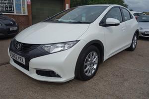 Honda Civic 2.2 i-DTEC ES 5dr ONE OWNER, PEARLY WHITE