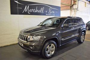 Jeep Grand Cherokee 3.0 V6 CRD LIMITED 5d AUTO 237 BHP