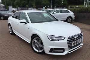 Audi A4 2.0 TDI S Line 4dr S Tronic [Leather/Alc] Saloon