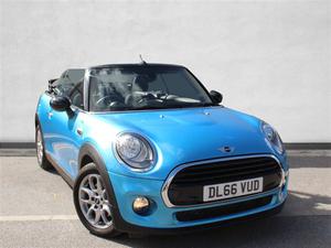 Mini Convertible 1.5 Cooper D 2dr Auto [Chili/Media Pack XL]