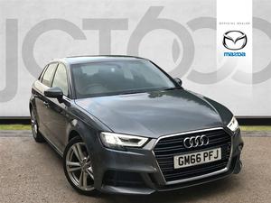 Audi A3 2.0 TDI S Line 5dr S Tronic [7 Speed] Automatic