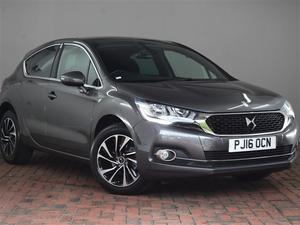 Ds Ds 4 1.6 BlueHDi Elegance [Apple CarPlay, Sat Nav] 5dr