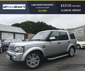 Land Rover Discovery 4 3.0 SDV6 XS 5d 255 BHP Auto