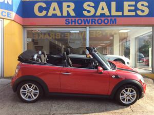 Mini Convertible One 1.6 With Only  Miles