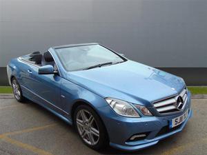 Mercedes-Benz E Class E250 CDI BlueEFFICIENCY Sport 2dr Tip