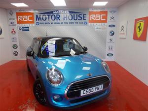 Mini Hatch COOPER(& ROAD TAX) FREE MOTS AS LONG AS