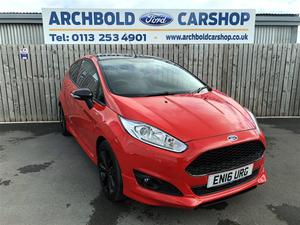 Ford Fiesta 1.0 EcoBoost 140 ST-Line Red Edition Black