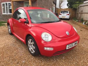 VW Beetle 1.6, mega spec with heated leather & very low