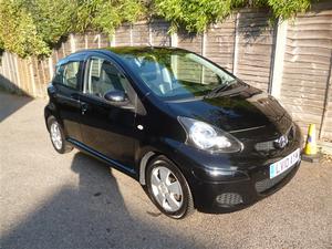 Toyota Aygo BLACK VVT-I MM ONLY  MILES FROM NEW Auto
