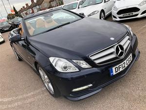 Mercedes-Benz E Class 1.8 E200 BlueEFFICIENCY Sport