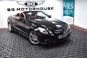 Mercedes-Benz E Class 3.0 CDI BlueEFFICIENCY Sport Cabriolet