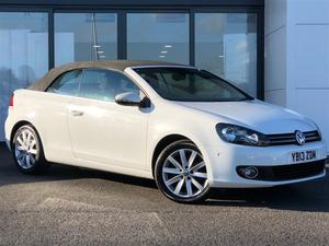 Volkswagen Golf 1.6 TDI BlueMotion Tech SE Cabriolet 2dr