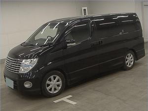 Nissan Elgrand 3.5 V6 Automatic SWITCHABLE 4WD Black LEATHER