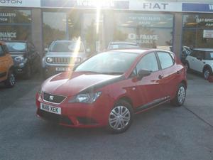 Seat Ibiza 1.0 S A/C 5dr,UPTO 5 YEARS 0% FINANCE AVAILABLE