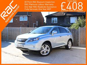 Lexus RX RX450h SE-I 3.5 Hybrid 245 BHP Auto 4x4 4WD Sat Nav