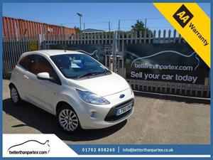 Ford KA 1.2 ZETEC PEARLESCENT WHITE LOW MILEAGE
