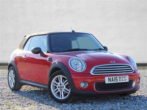Mini Convertible 1.6 One 2dr [Pepper Pack]