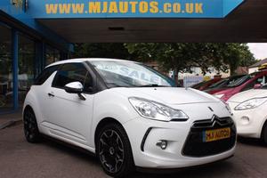 Citroen DS3 1.6 HDI BLACK AND WHITE 3dr 90 BHP