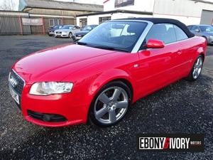 Audi A4 FULLY SERVICED + 2.0 TDI FINAL EDITION CABRIOLET 2dr