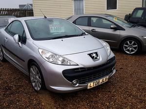 Peugeot 207 cc /  PLATE WITH FULL BLACK LEATHER