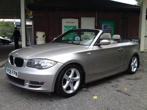 BMW 1 Series 120i SE 2DR CONVERTIBLE /  MILES / FULL