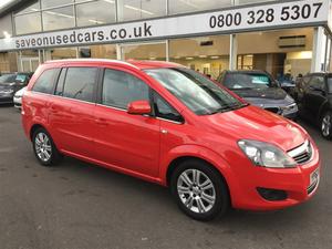 Vauxhall Zafira 1.6i [115] Design Nav 5dr