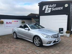 Mercedes-Benz E Class 3.0 CDI BlueEFFICIENCY Sport Cabriolet