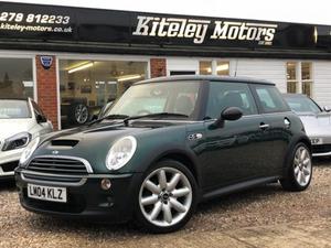 Mini Hatch 1.6 Cooper S 3dr