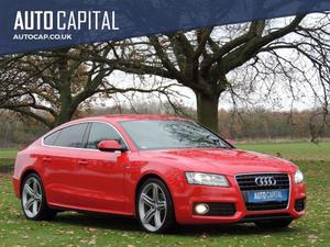 Audi A5 2.0 SPORTBACK TDI S LINE 5d AUTO 141 BHP