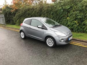 Ford KA 1.2 Zetec LOW ROAD TAX ONLY £30 PA