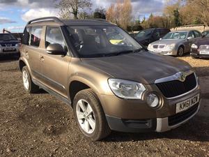 Skoda Yeti 2.0 TDI CR DPF S SUV 5dr Diesel Manual 4x