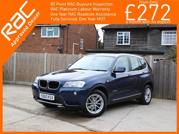 BMW X3 xDrive20d SE Turbo Diesel 184 PS 8 Speed Auto 4x4 4WD