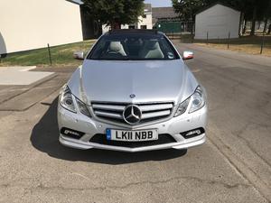 Mercedes E-class coupe, over £10k extras, pan roof, vented/