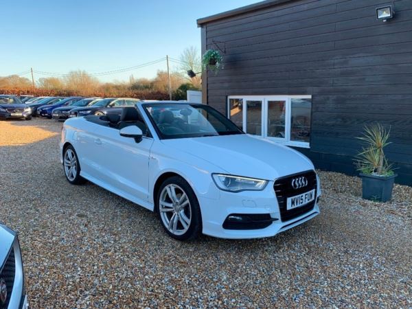Audi A3 2.0 TDI S line Cabriolet 2dr Convertible