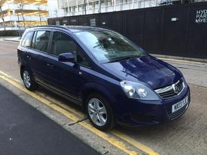  Vauxhall Zafira Exclusiv 1.6 Petrol - Blue - Full