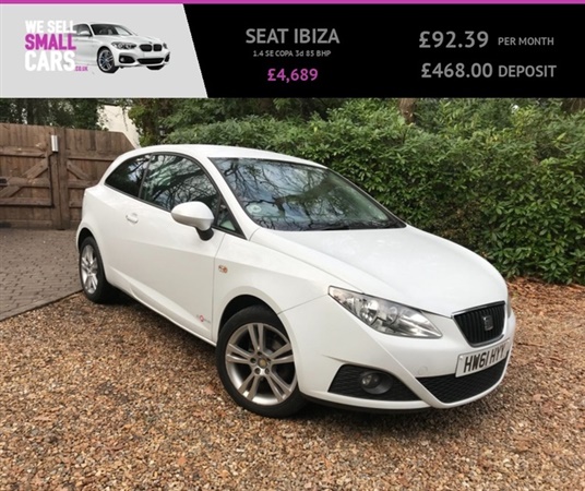 Seat Ibiza 1.4 SE COPA 3d 85 BHP