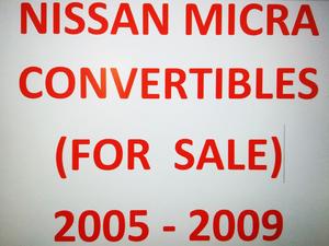 NISSAN MICRA CONVERTIBLES (2) CARS FOR SALE – (PRICES)