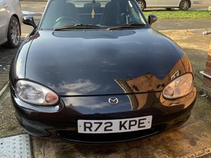 Mazda Mx-5 1.8 roadster black manual great good condtion in