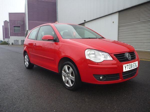 Volkswagen Polo 1.2 Match 60 3dr Alloys Red Ideal first car