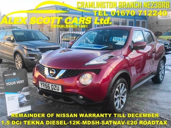 Nissan Juke 1.5 dCi Tekna (s/s) 5dr