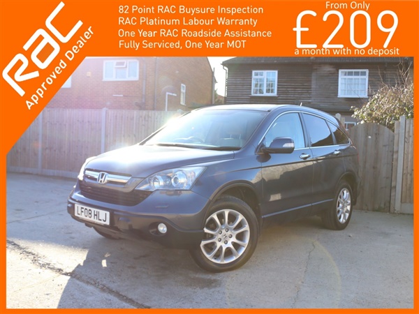 Honda CR-V 2.0 i-VTEC EX Auto 4x4 4WD Pan Roof Sat Nav Rear