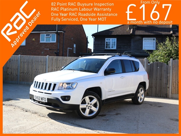 Jeep Compass 2.4 Limited Auto Sat Nav Bluetooth Full Leather