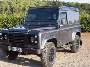  Land Rover Defender  TD5 Black Double Cab in