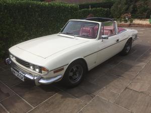 Triumph Stag automatic. Original V8 engine and gearbox in