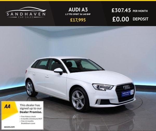 Audi A3 1.5 TFSI SPORT 5d 148 BHP