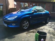 Peugeot 206 cc v azure blue