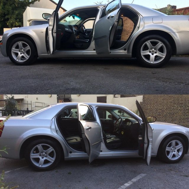 Chrysler 300c Silver Leather interior Luxury drive