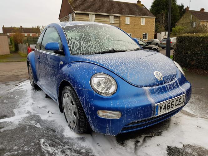 blue vw beetle 1.6